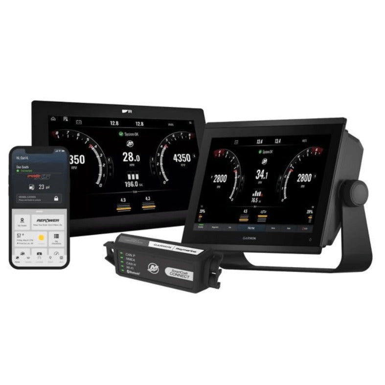 Mercury SmartCraft Connect Level 3 - Single Engine, Under Cowl Mount, Compatible with Garmin and Raymarine Displays