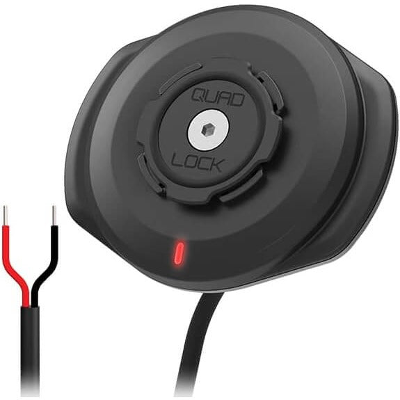 Tête de chargement sans fil étanche Quad Lock - Câblée 12 V-24 V, QLH-HW-WCH-2