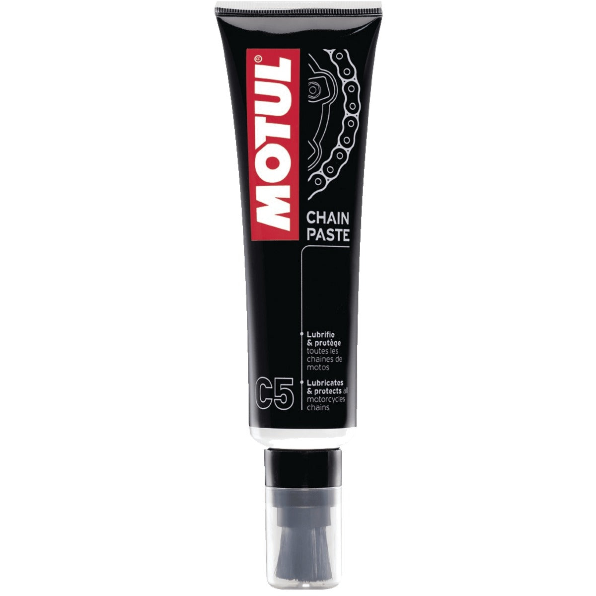 Motul C5 Pâte pour Chaîne 150ml Lubrifiant pour Chaîne Moto Haute Adhérence, 106513