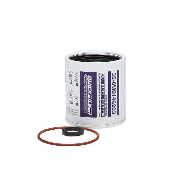 Quicksilver Water Separating Fuel Filter Element 11/16 Inches - 8M0146203