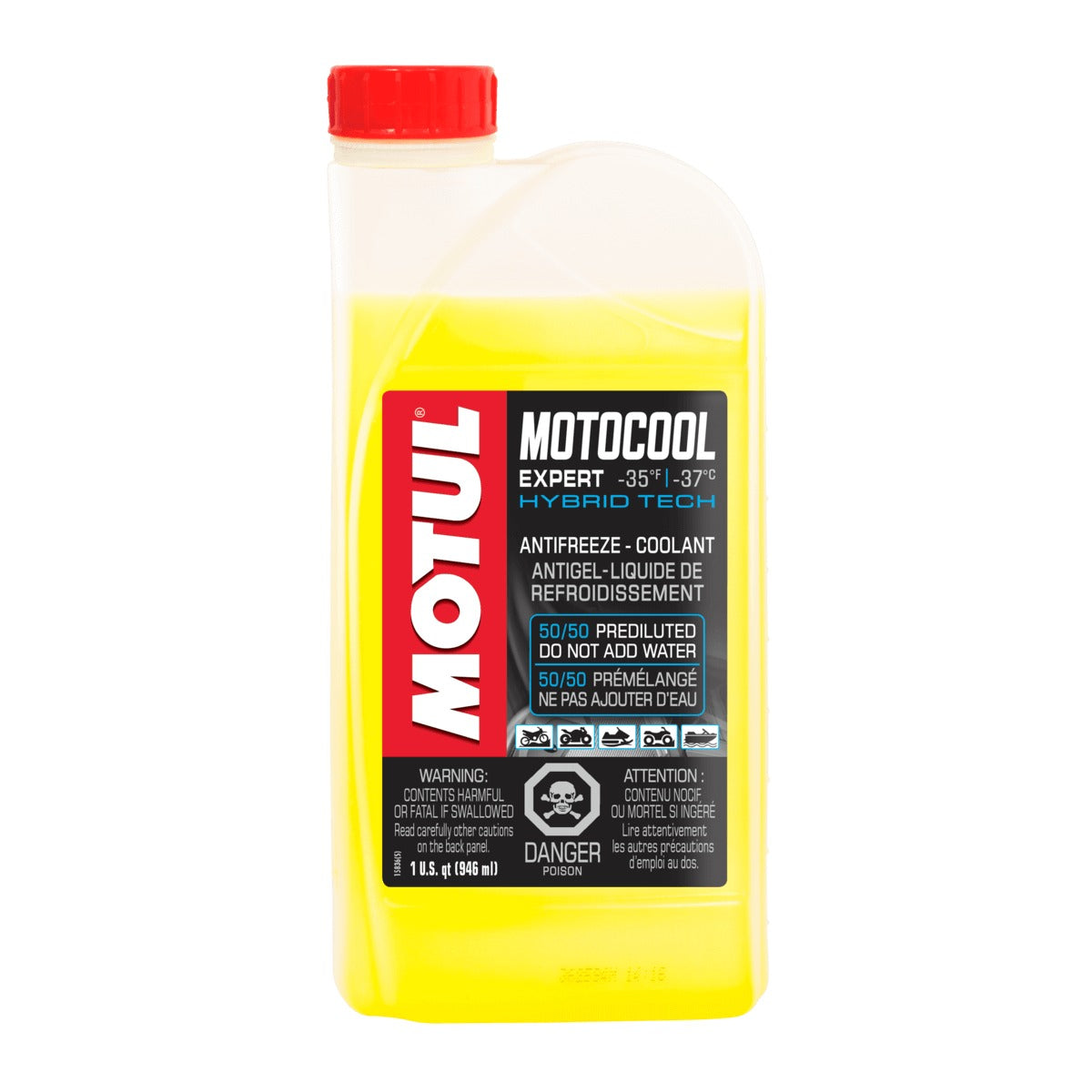 Motul Motocool Expert -37 Coolant 1L Ready to Use Engine Coolant, 111764
