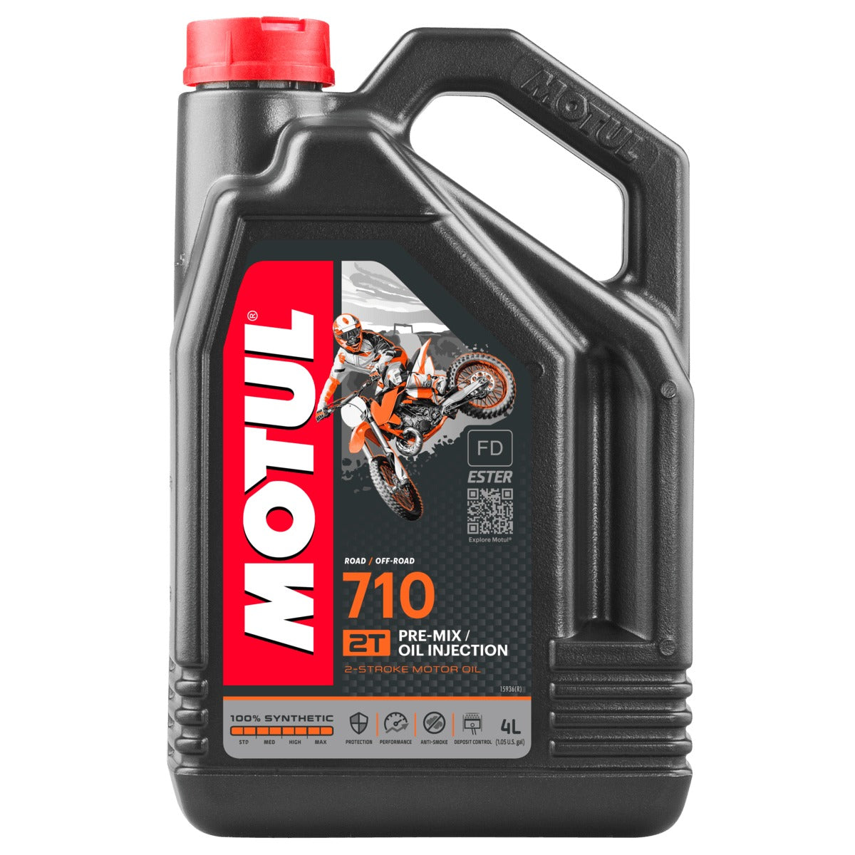Motul 710 2T Synthetic Engine Oil - Injector or Premix Performance