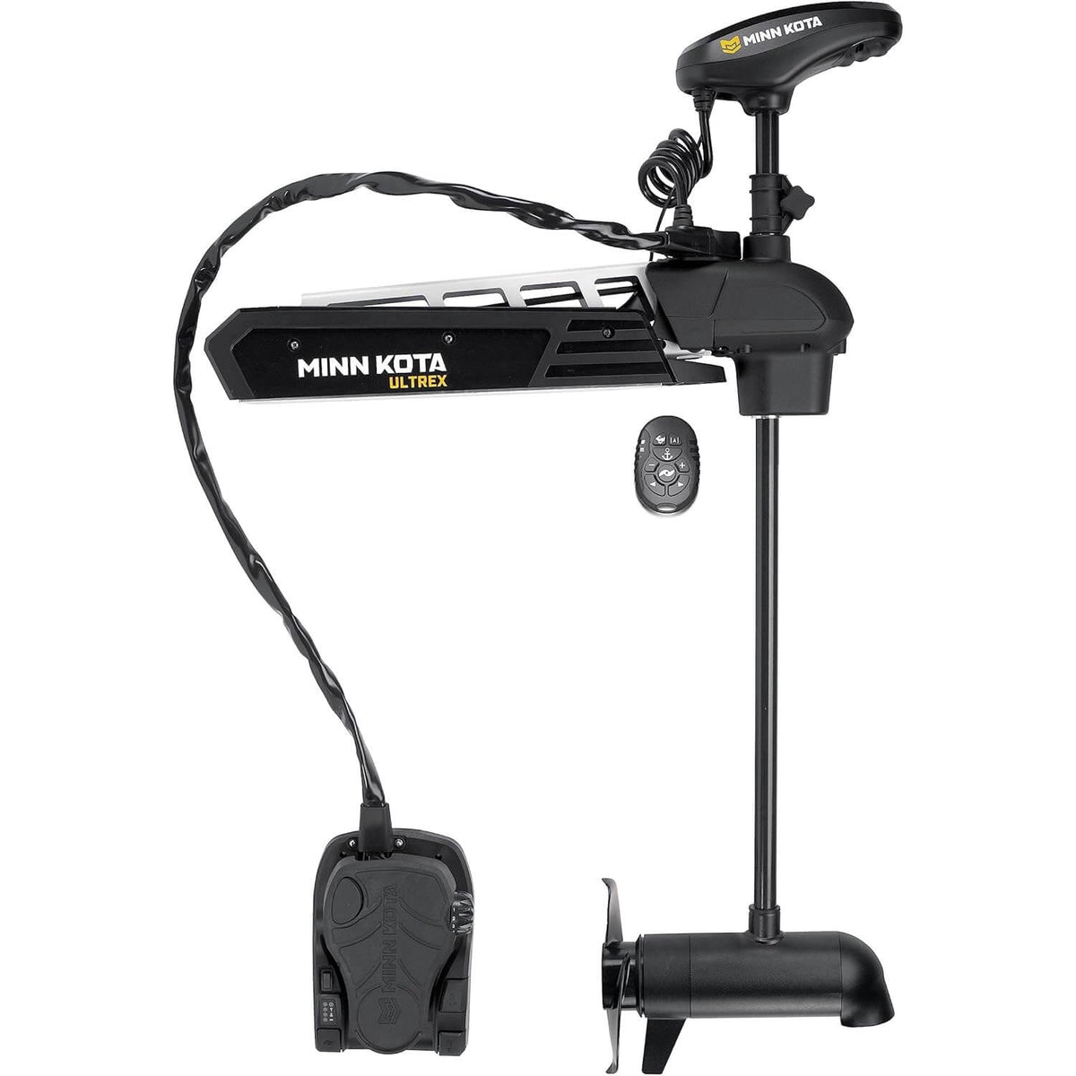 Minn Kota Ultrex 112 lb thrust bow mount trolling motor with foot pedal and remote