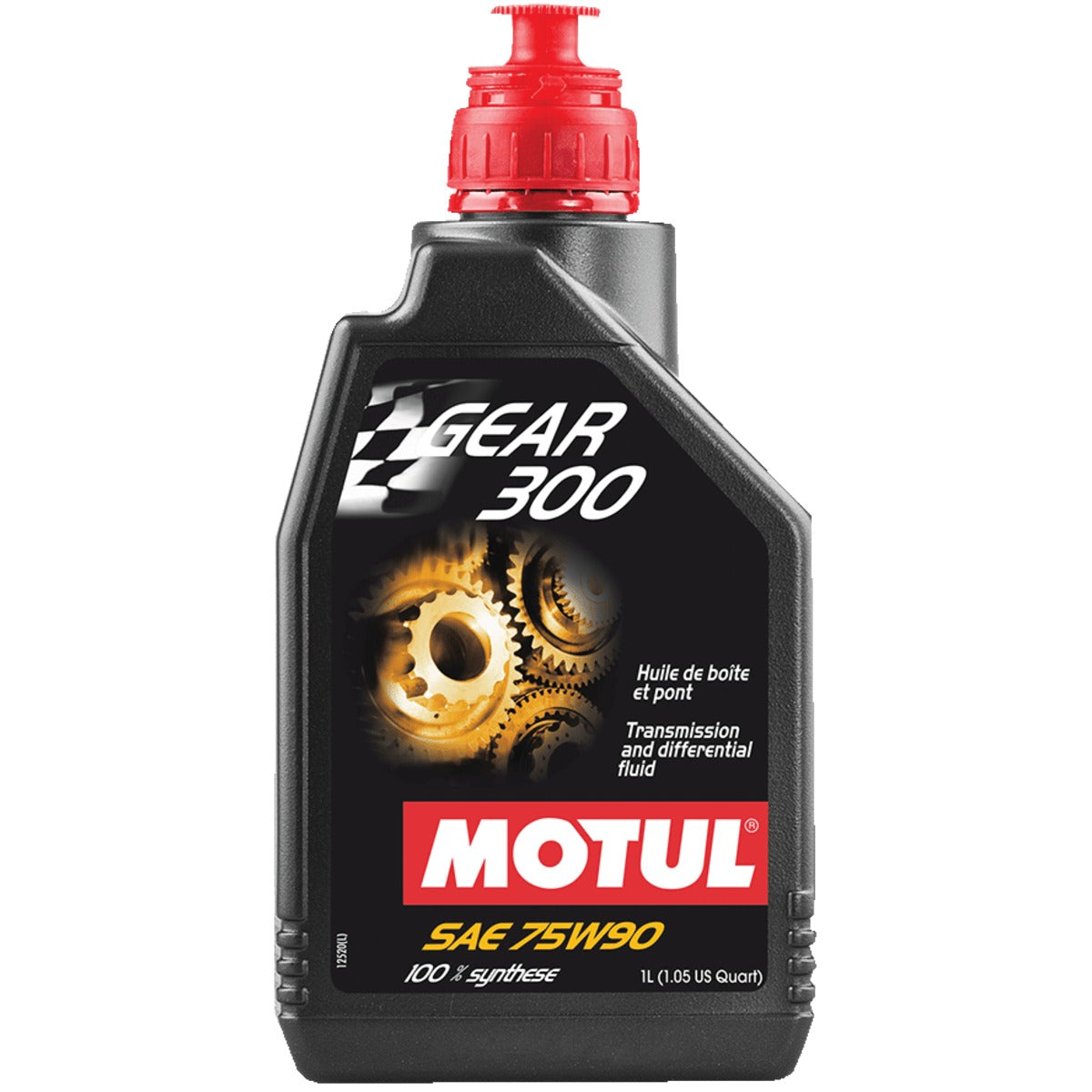 Motul Gear 300 75W90 synthetic transmission and differential fluid 1L bottle
