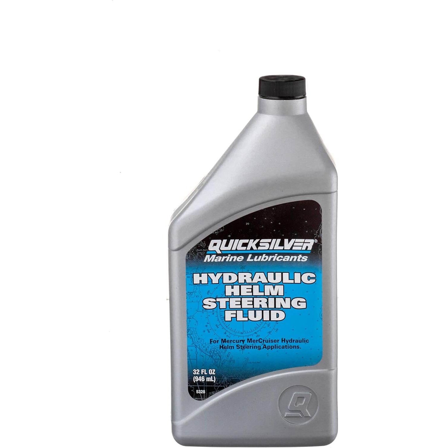 Quicksilver Hydraulic Steering Fluid 1 Quart (32 oz), 858078Q01