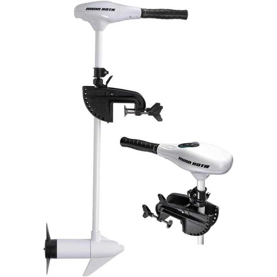 Minn Kota Riptide RT 45 transom-mount trolling motor 36 inch shaft with control head close-up