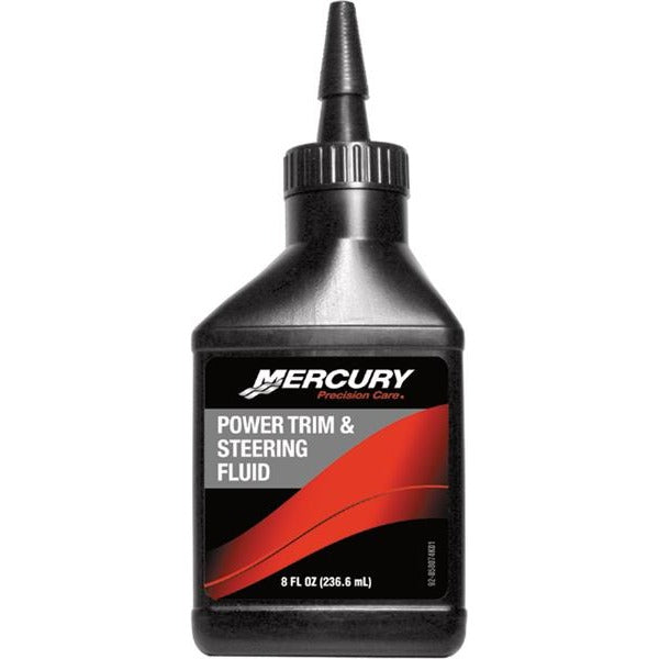 Mercury Marine Power Trim Steering Fluid 8 oz bottle 858074K01