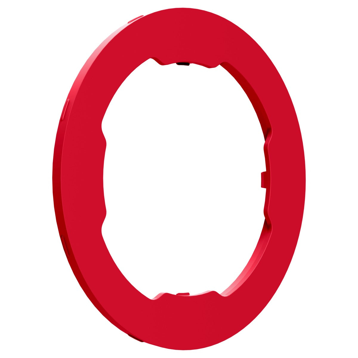 Red Quad Lock Colored Mag Ring accessory front view for MagSafe phone case mounting