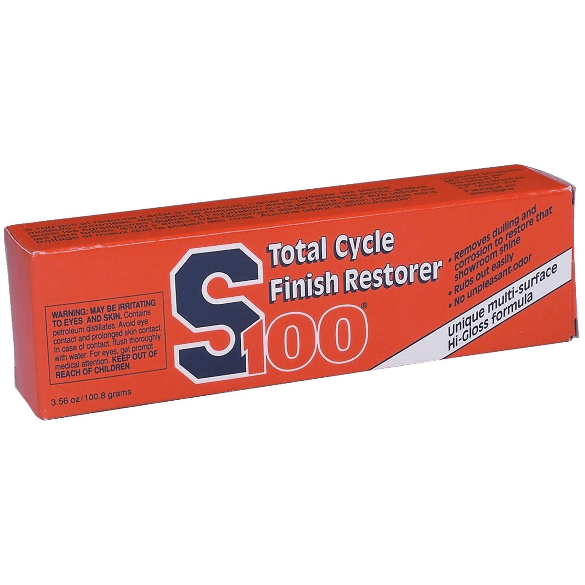 S100 Total Cycle Finish Restorer Tube 100gm (3.56oz wt), 17075T