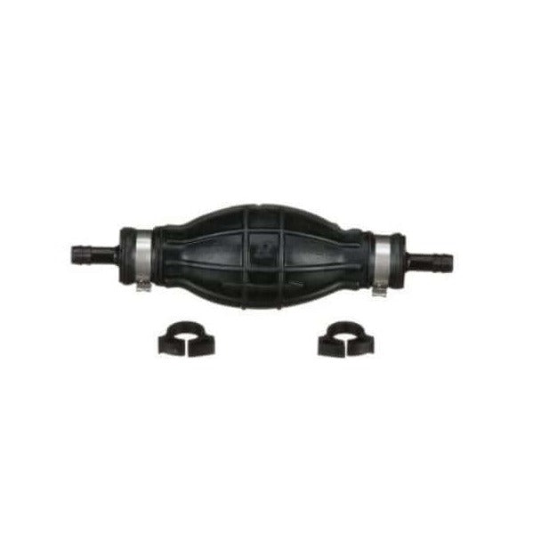 Mercury Primer Bulb 8M0052976 fuel line hand primer with clamps for 1/4-inch ID hose