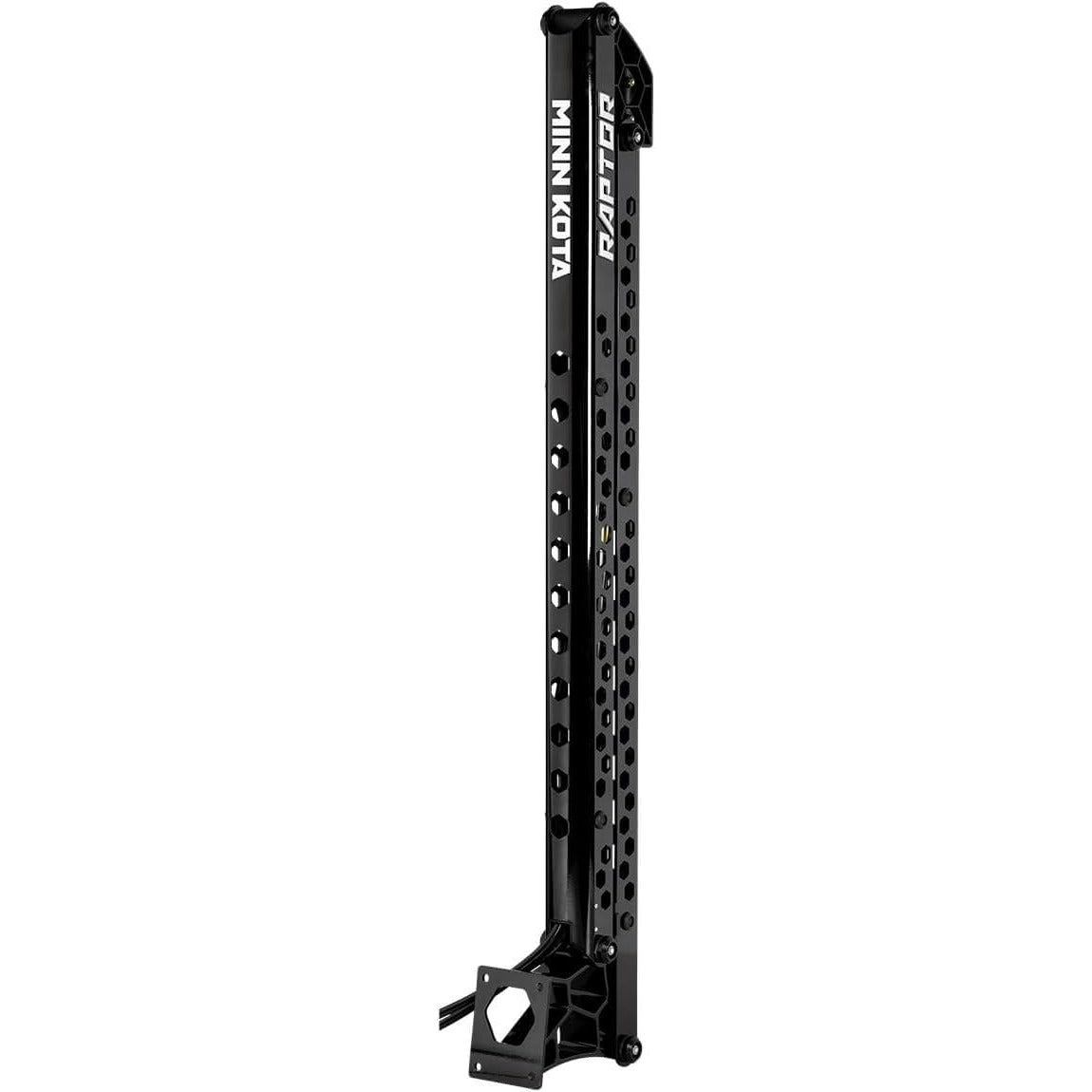 Minn Kota Raptor 10 ft black shallow water anchor pole with Active Anchoring mounting bracket