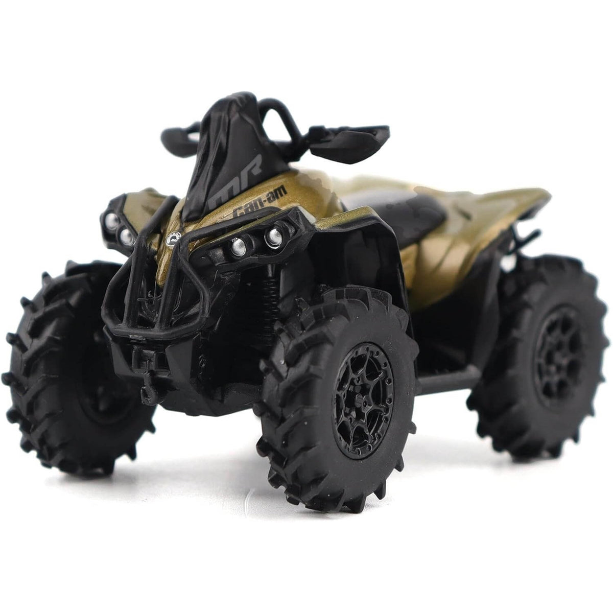 BRP Can-Am Renegade X MR 1000R Diecast Model 1:32 Scale – Liquid Titanium & Magma Red #60010