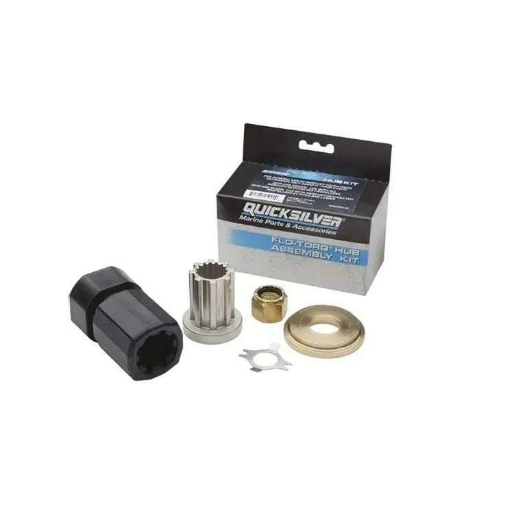 Quicksilver Flo-Torq SSR Propeller Hub Kit Mercury 40 HP CT - 225 Hp 4-Stroke Outboards with 1" Diameter Prop Shaft - 8M0150152