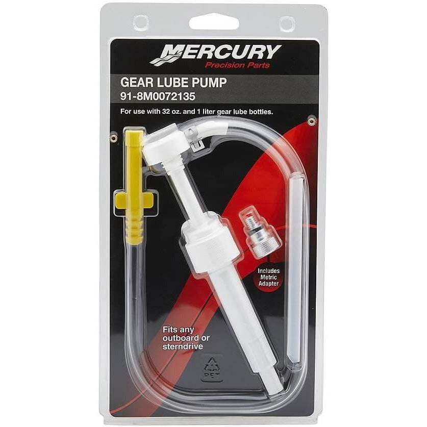 Pompe à huile d'embase Mercury Marine Gear Lube Pump 3/8-16 - Outil de pompe à huile pour moteurs hors-bord et embase, 8M0072135