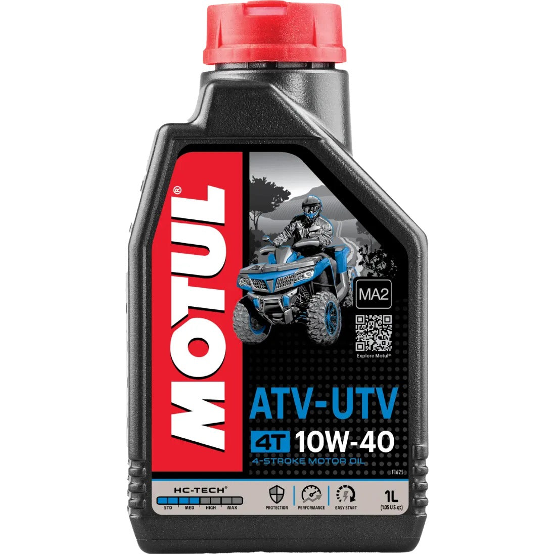 Motul ATV-UTV 4T 10W-40 4-stroke motor oil 1L bottle front label