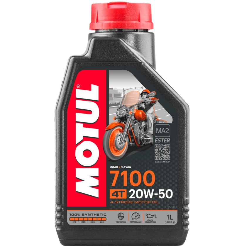 Motul 7100 Ester 20W50 Full Synthetic Engine Oil - Motorcycle Performance