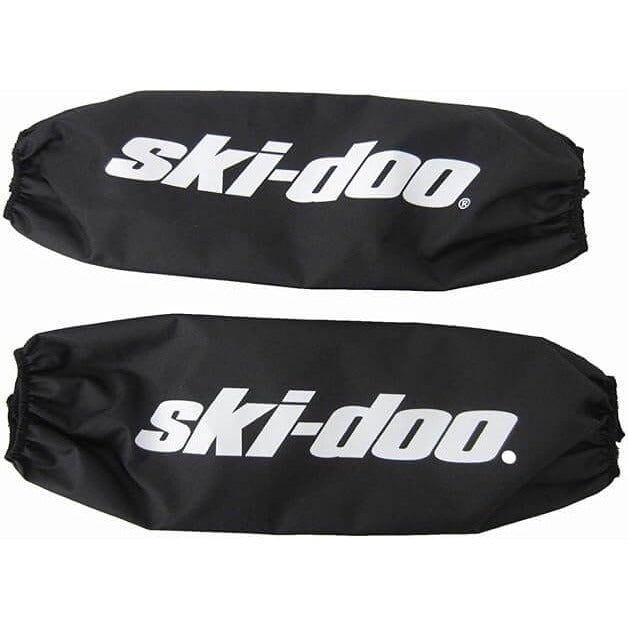 Manchons de protection d'amortisseur avant noirs pour Ski-Doo, paire