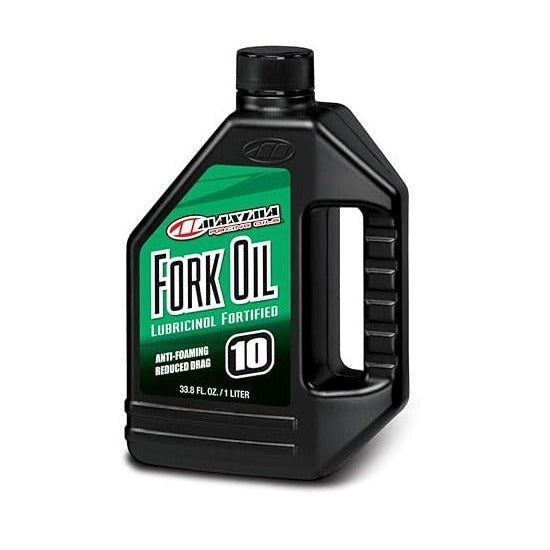 Maxima Racing Oils 10WT Standard Hydraulic Fork Oil - 1 Liter Bottle, 55901