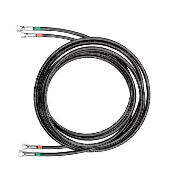 Mercury Marine hydraulic hose kit 22 ft coiled dual black hoses color-coded fittings 8M0053487