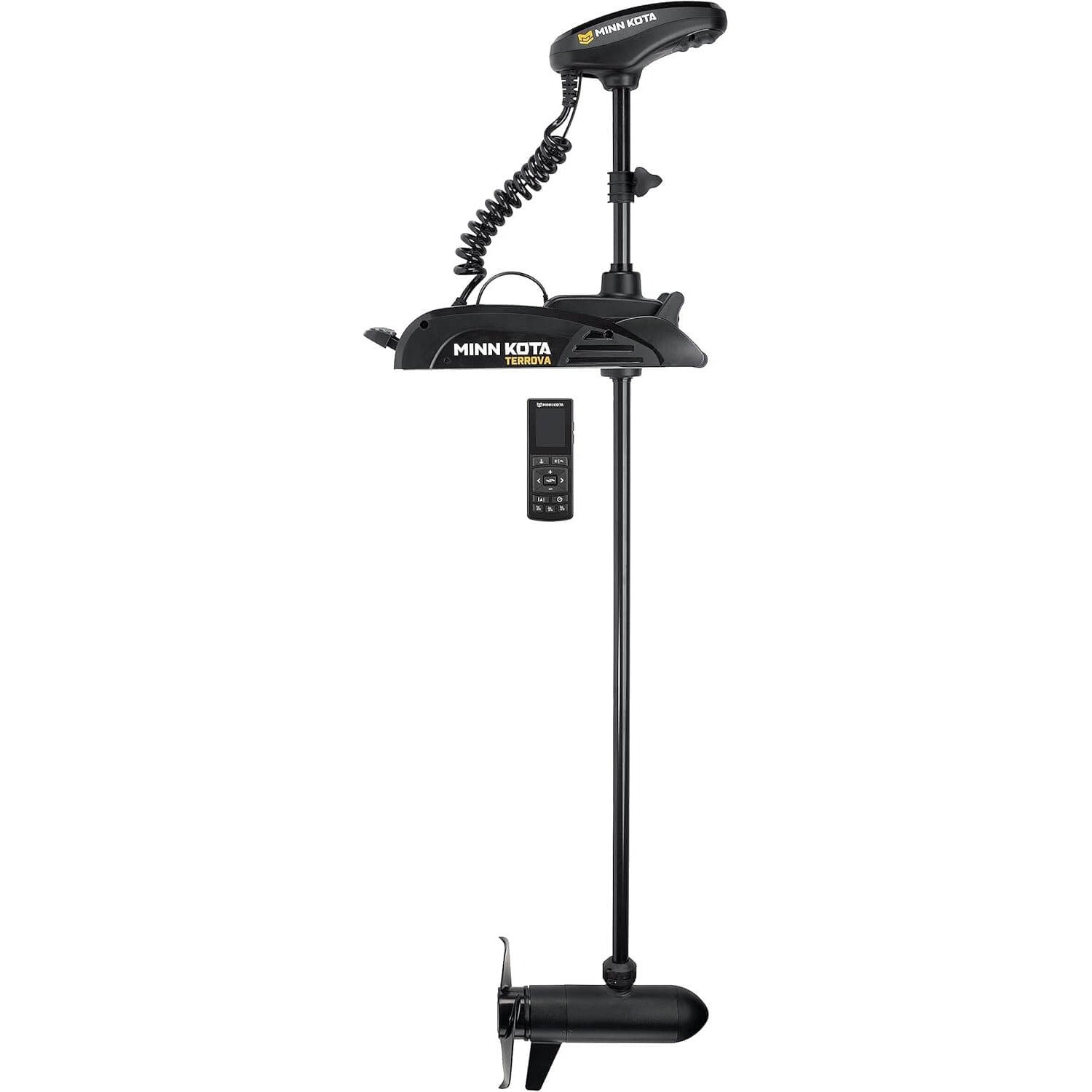 Moteur de pêche à la traîne Minn Kota 1358380 Terrova® pour montage avant d'eau douce, poussée de 80 lb, arbre de 60 po, 24 volts avec télécommande portative