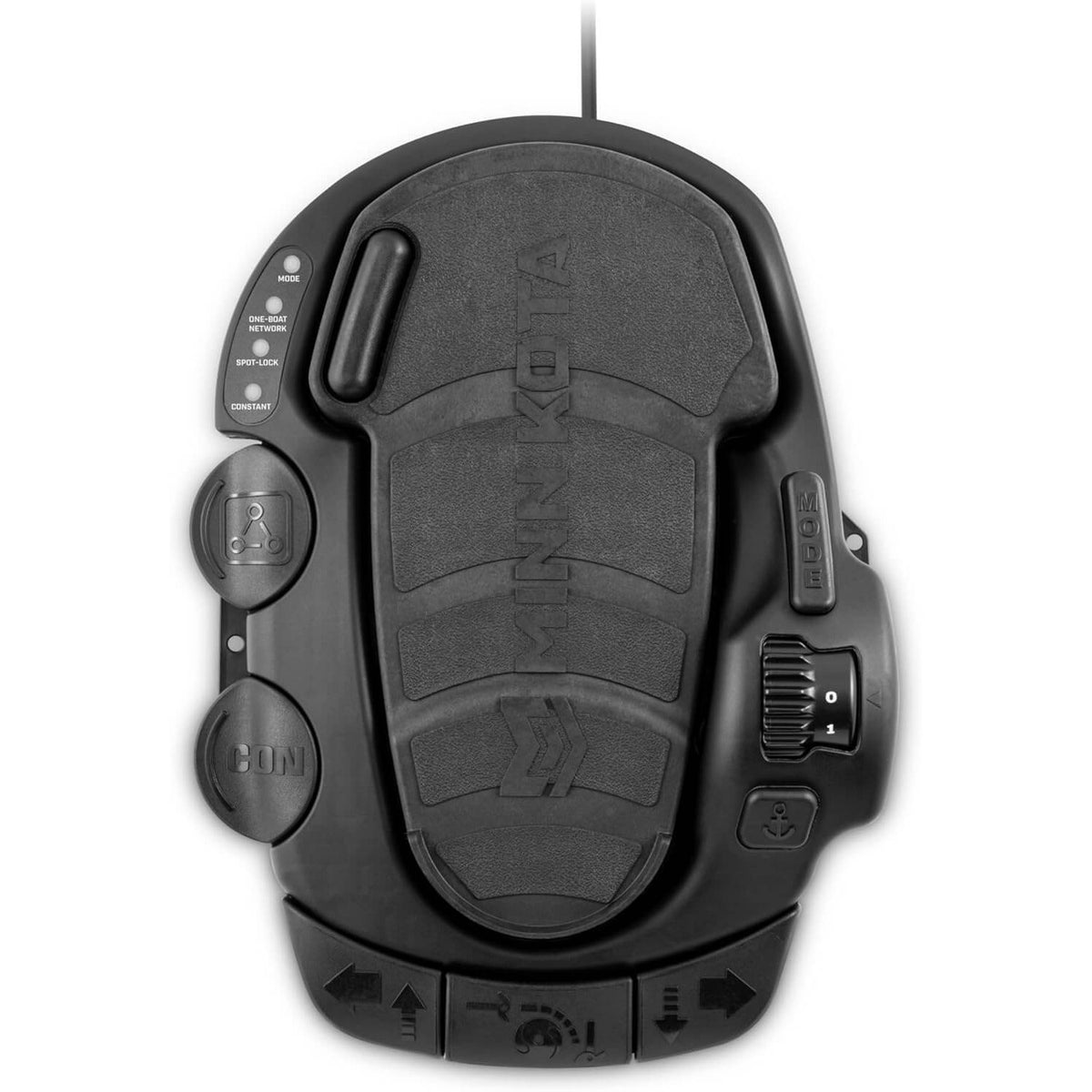 Minn Kota 1866082 corded foot pedal top view for RT Instinct Ulterra Quest trolling motor