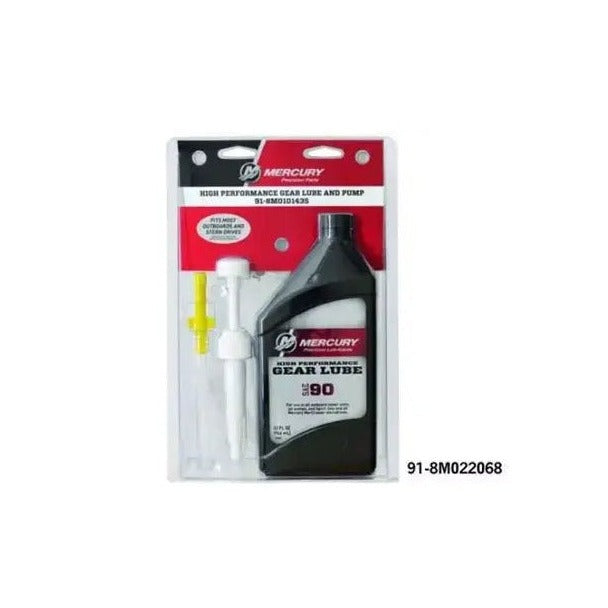 Lubrifiant pour engrenages Mercury Marine haute performance avec pompe manuelle – 8M0222068