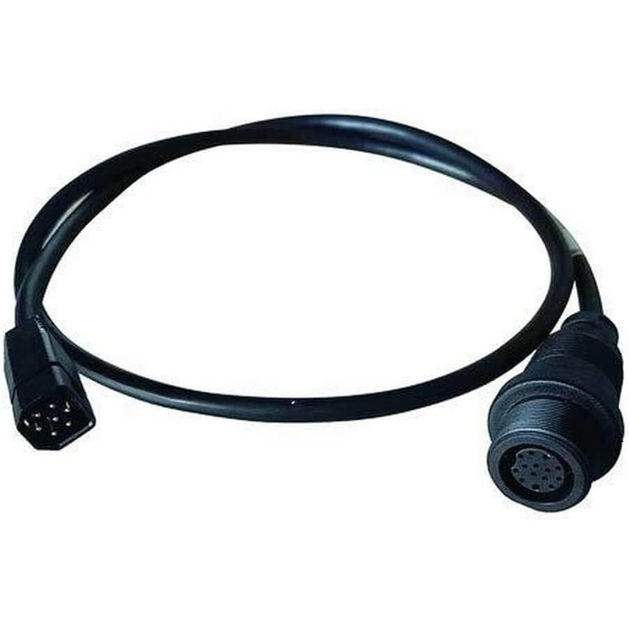 Minn Kota MKR-MI-1 adapter cable coiled black wire multi-pin connectors for Humminbird Helix G2N G3N