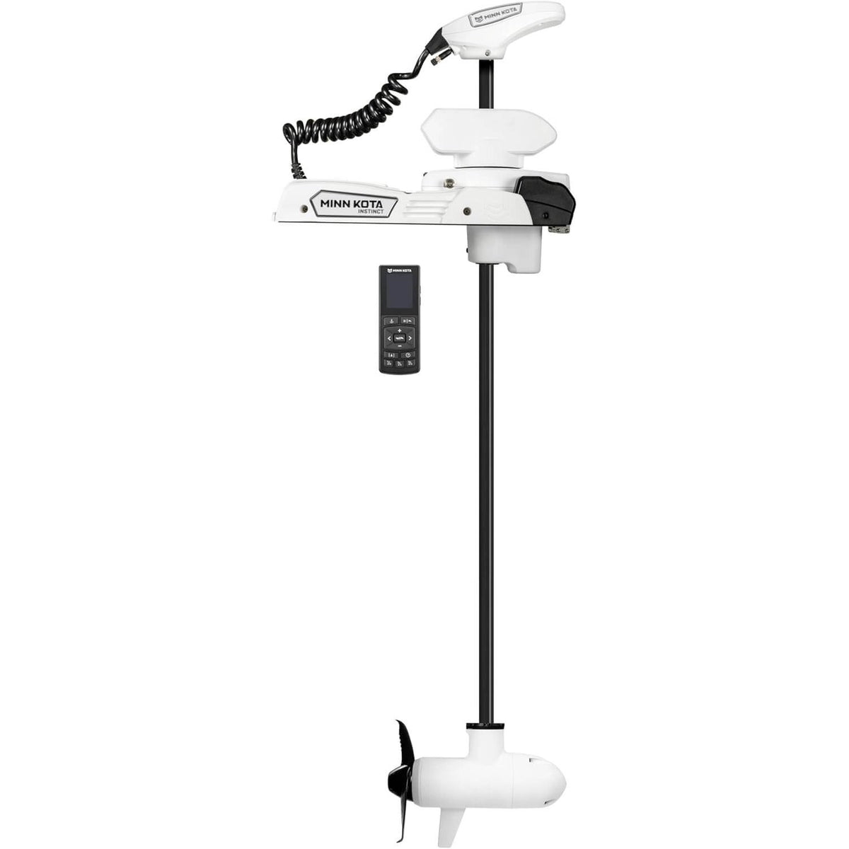 Minn Kota Riptide Instinct Quest bow mount trolling motor white 60 inch shaft with handheld remote