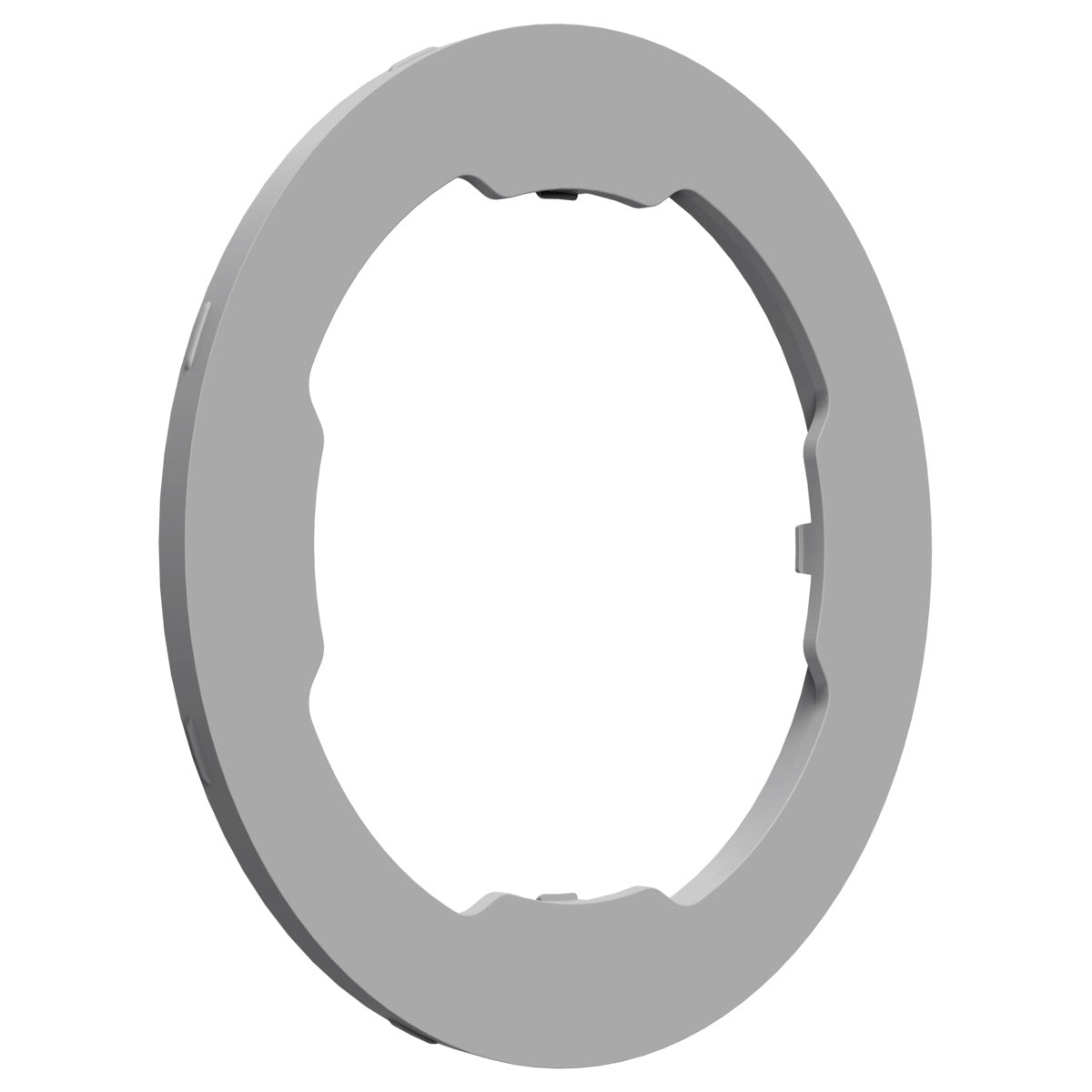Quad Lock Colored Mag Ring gray silicone accessory ring front view