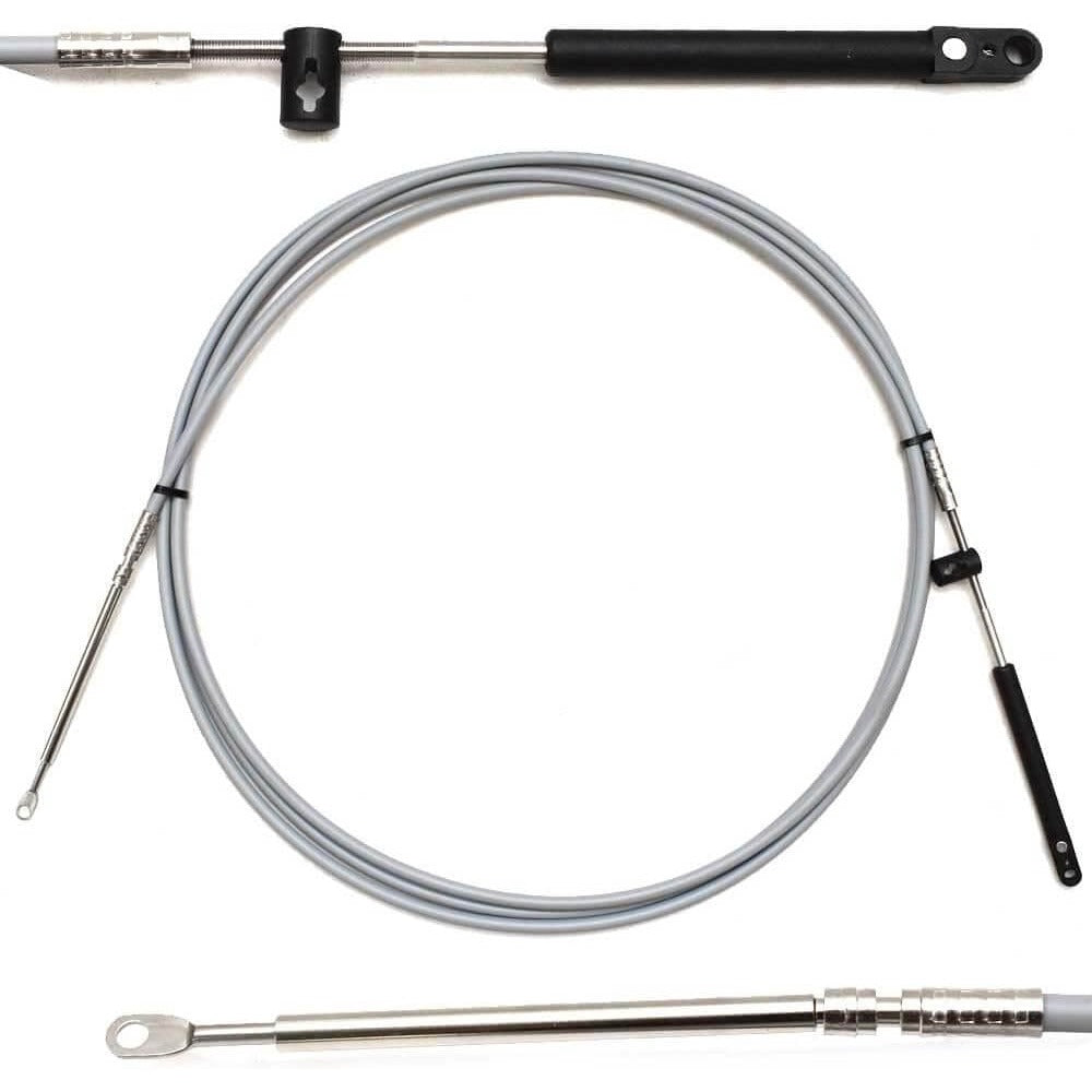 Sea-Doo replacement throttle shift cable 14 ft with eyelet and adjustable end fittings, Gen II Platinum Plus 8M0082537