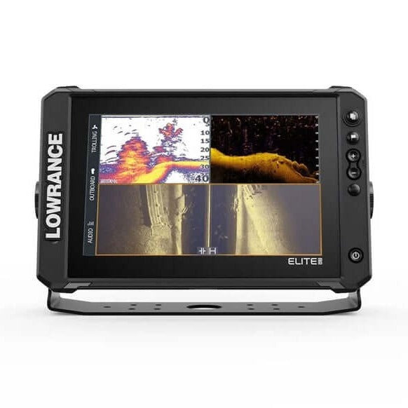 Lowrance Elite FS 10 fishfinder chartplotter display with Active Imaging 3-in-1 sonar views