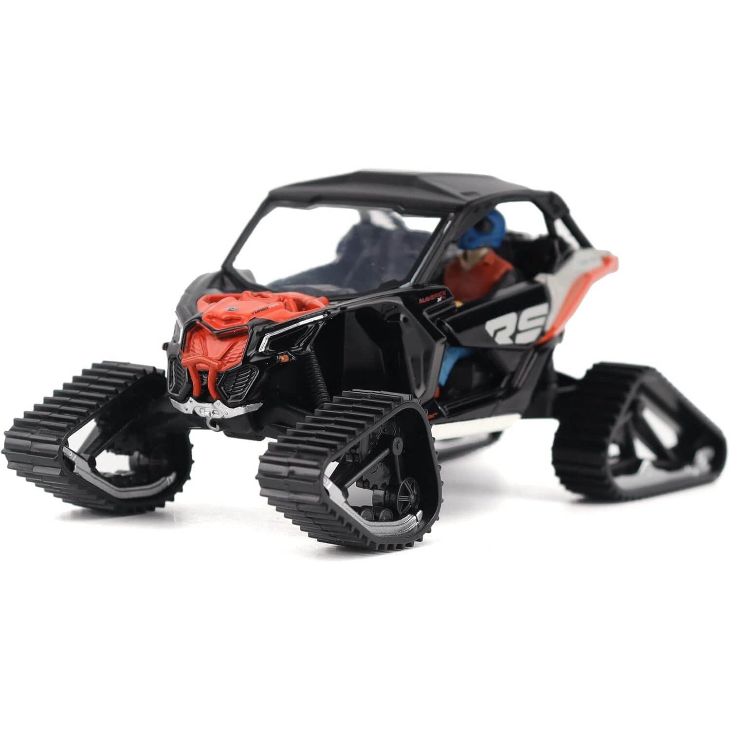 BRP Can-Am Maverick X3 X RS Turbo RR Winter Version Diecast Model Replica 1:32 Scale – Chalk Gray & Magma Red #60004