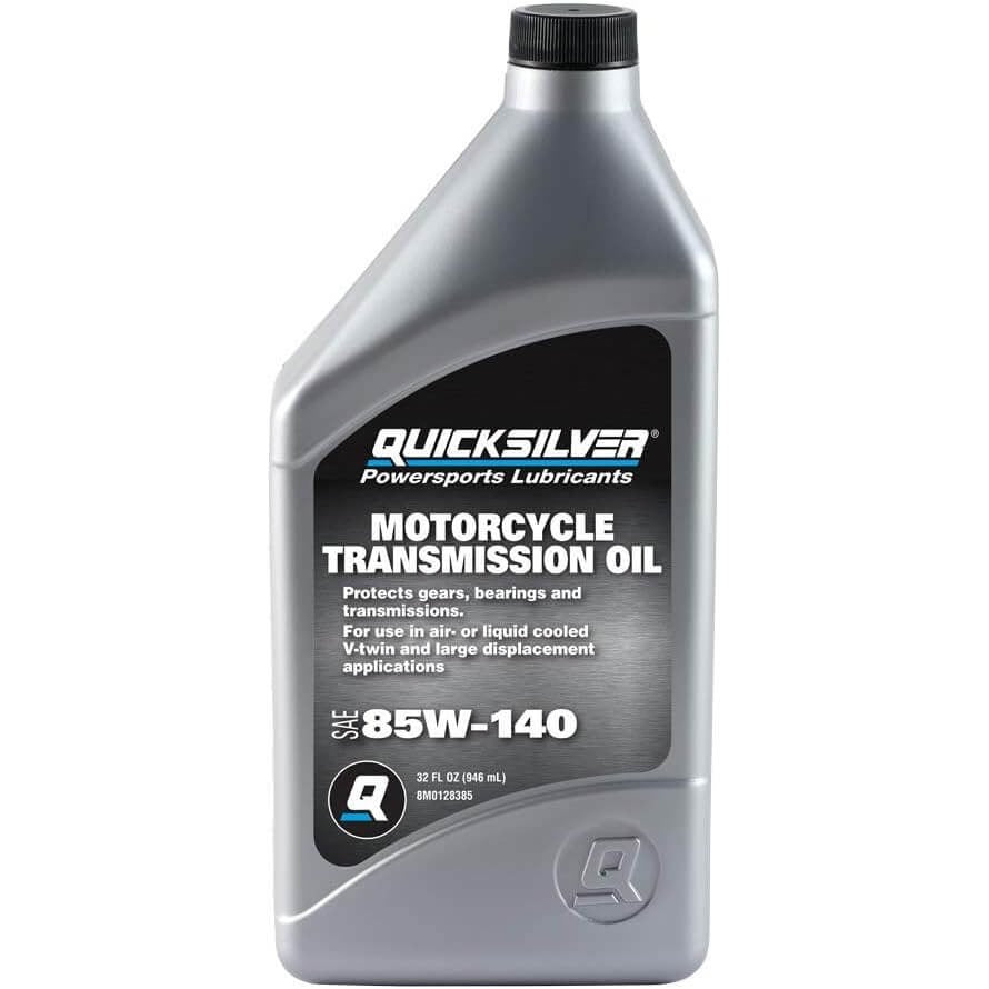 Huile de transmission de moto Quicksilver 8M0128385 85W-140, 1 pinte
