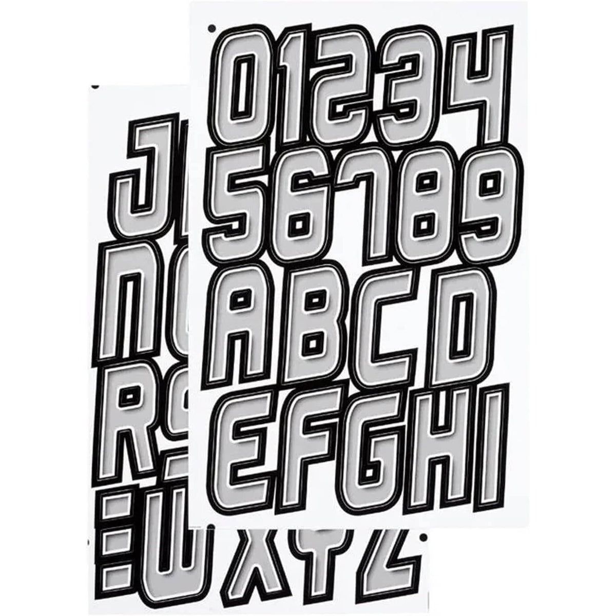 Sea-Doo Grey State Registration Watercraft Letters/Numbers Kit 3" (7.6cm) All watercraft, 295100578