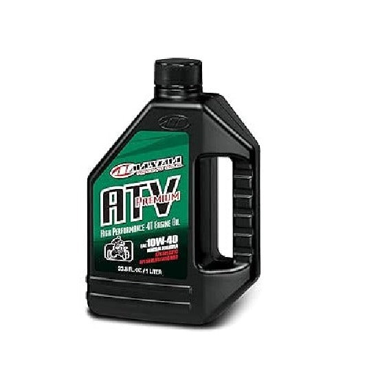 Maxima Racing Oils ATV Premium 4T 10W-40 Engine Oil - 1 Liter Bottle, 33901