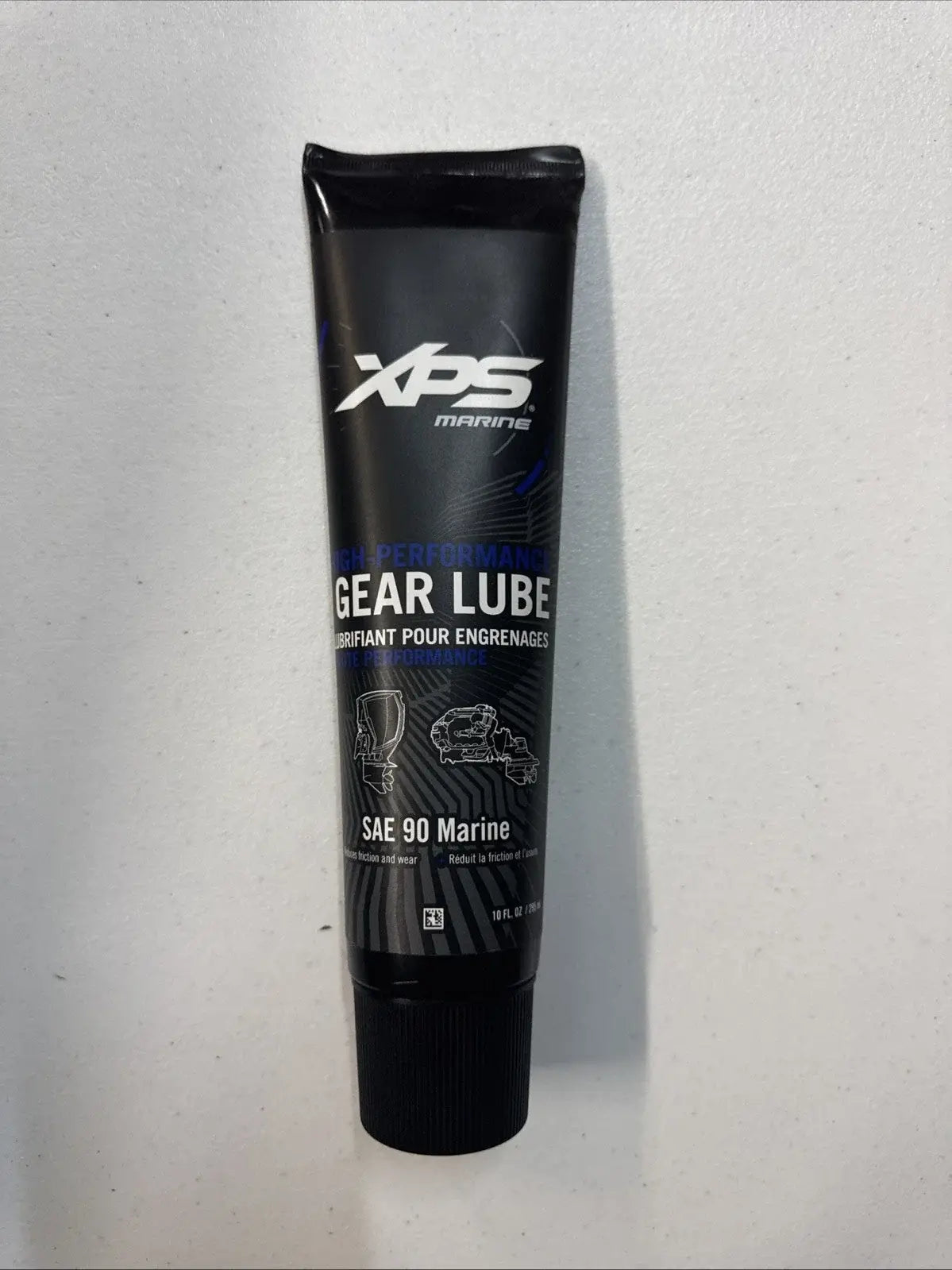 Black tube of XPS Gear Lube on a light gray background