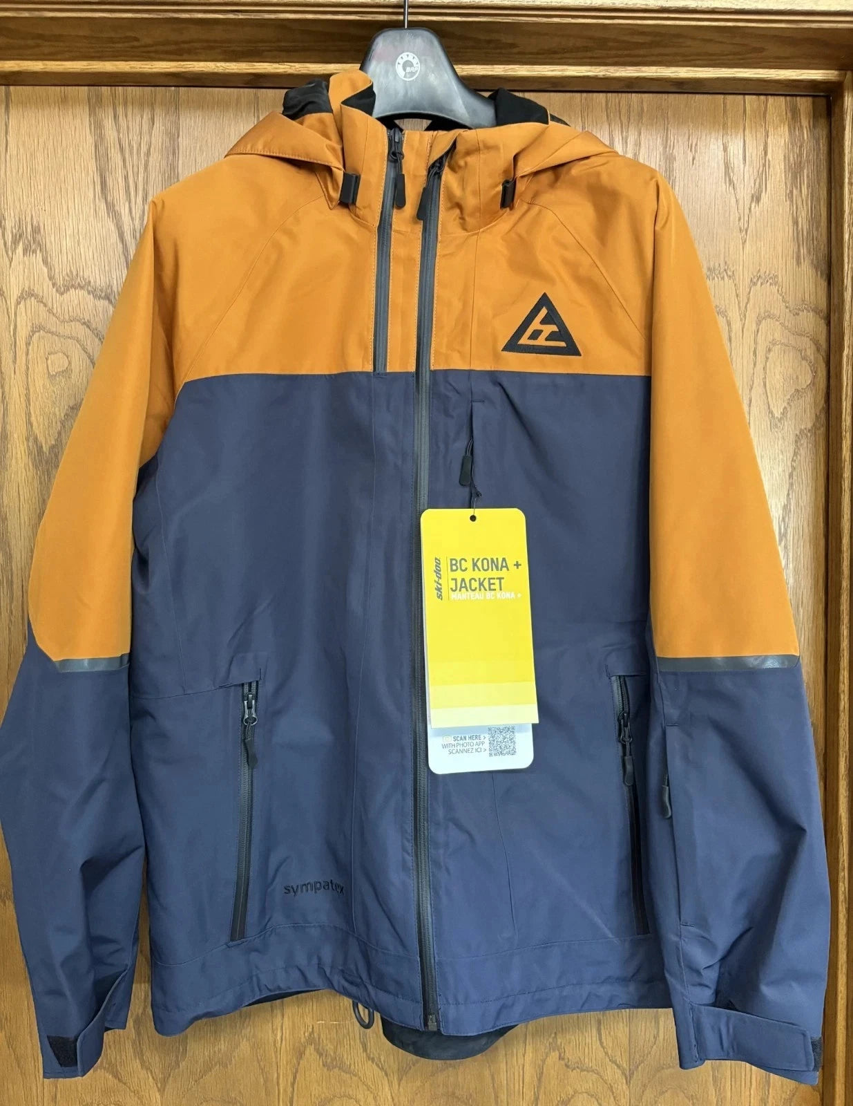 Ski-Doo Men's BC Kona+ Waterproof Shell Jacket, Indigo Blue 440959 | CLEARANCE