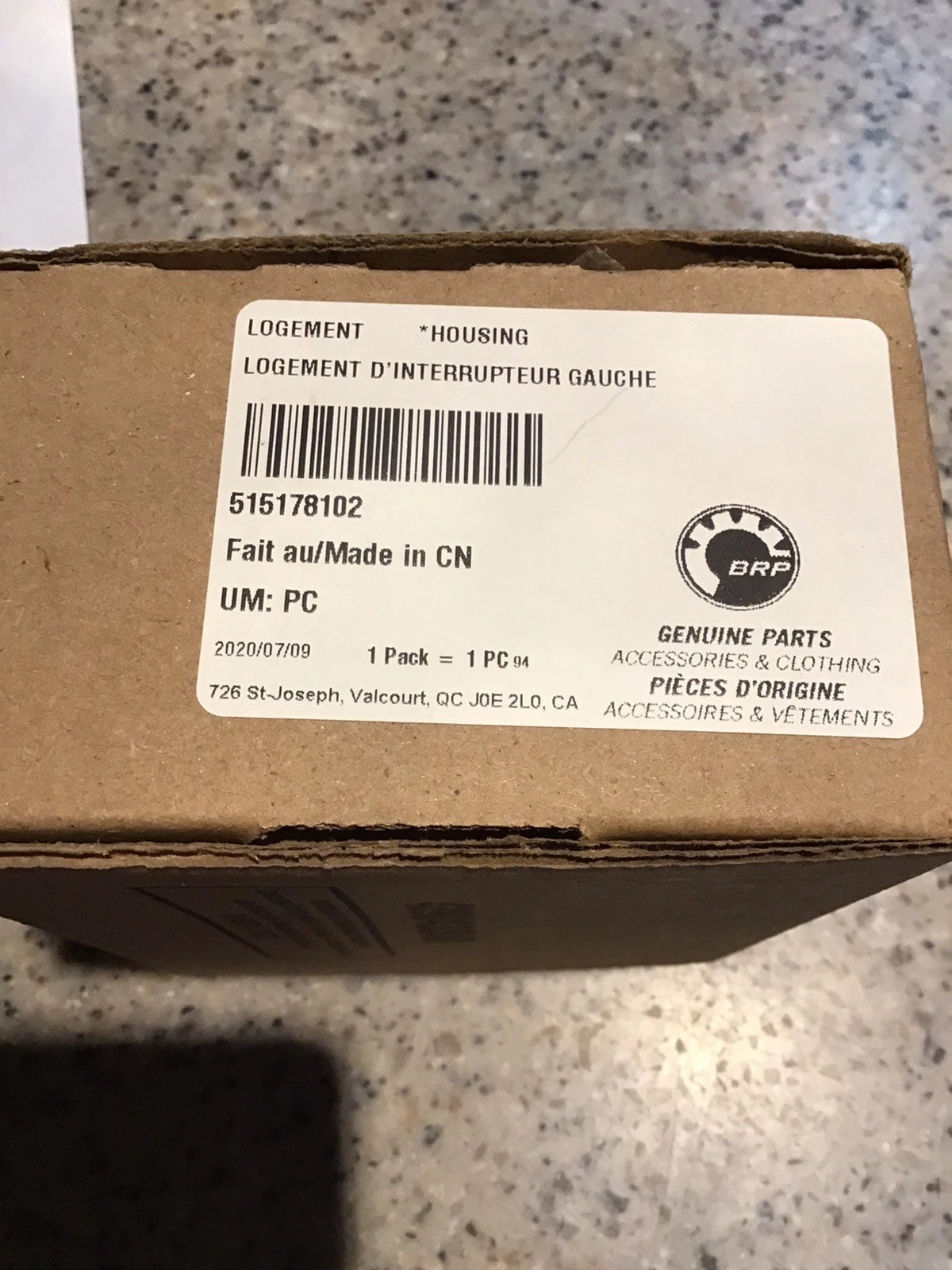 Ski-Doo / Can-Am LH Switch Housing, 515178102