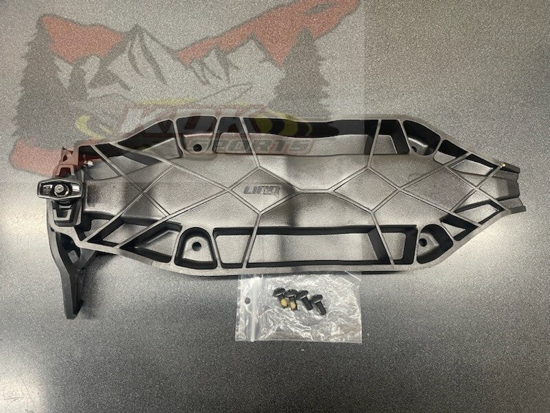 Ski-Doo LinQ fuel caddy replacement base plate with mounting hardware top view