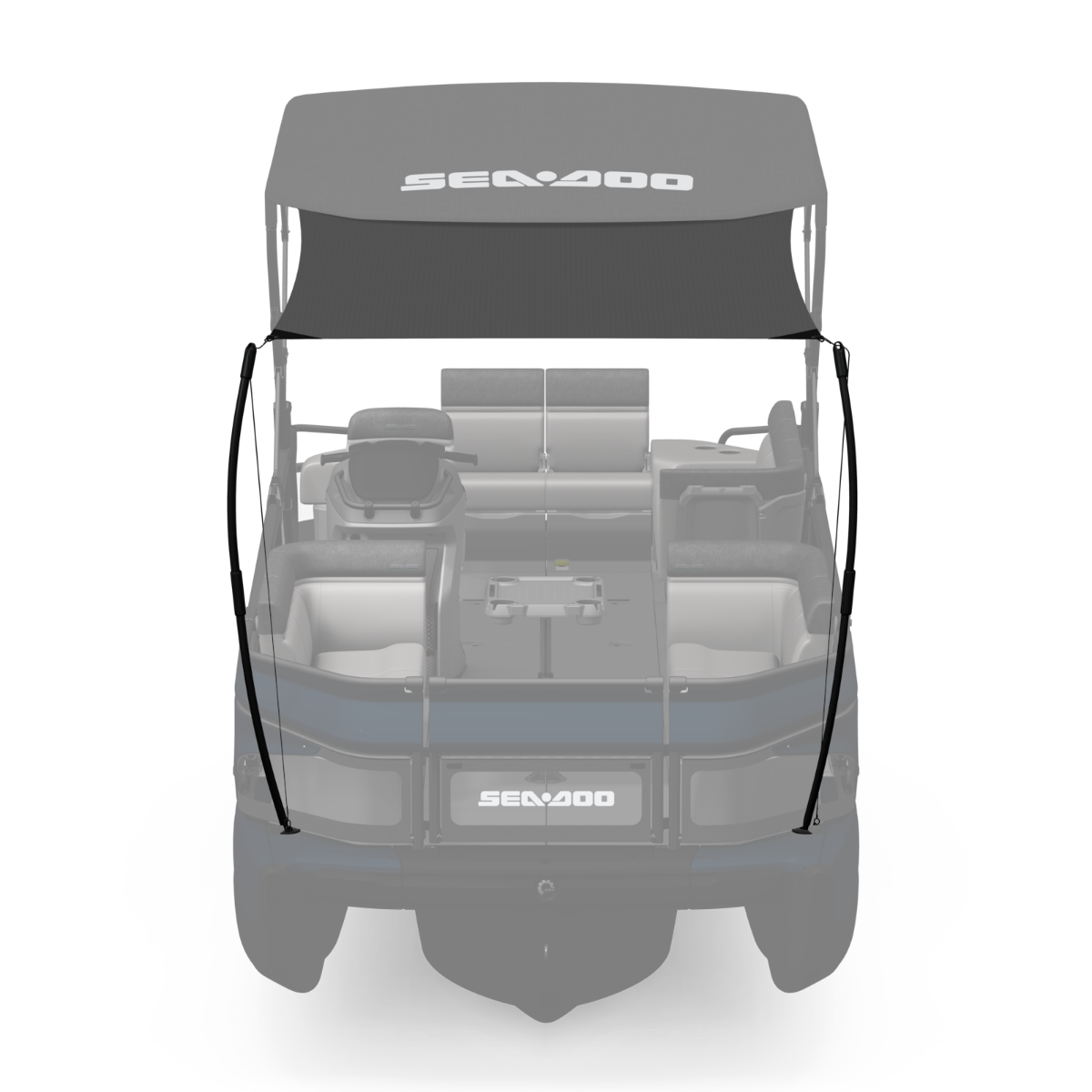 Extension pare-soleil Sea-Doo pour Bimini Top 21' Switch - Toile résistante aux UV, 295101285