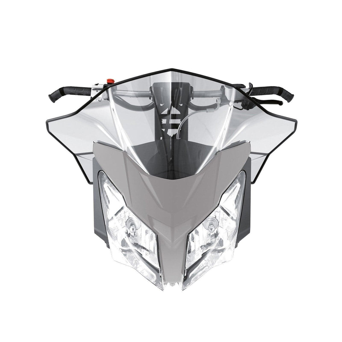 Ski-Doo Medium Sport Performance Flared Windshield in Smoke, 860200696