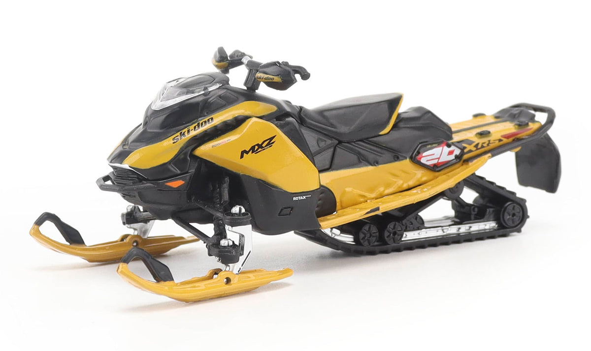 Ski-Doo MXZ XRS 20th Anniversary 1:32 diecast replica in Yellow and Black, Diecast Masters 60042