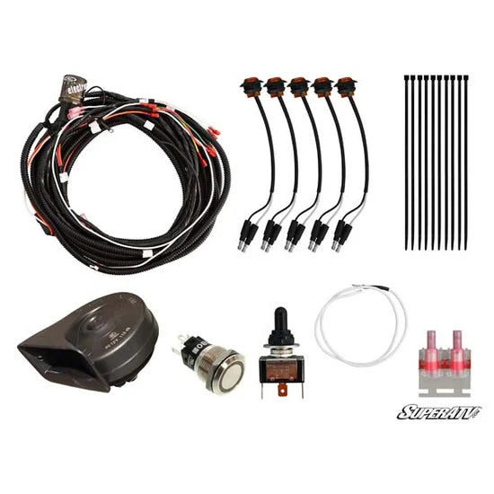 SuperATV Can-Am Defender Plug & Play Turn Signal Kit with Toggle Switch & Dash Horn, TSK-CA-DEF-001