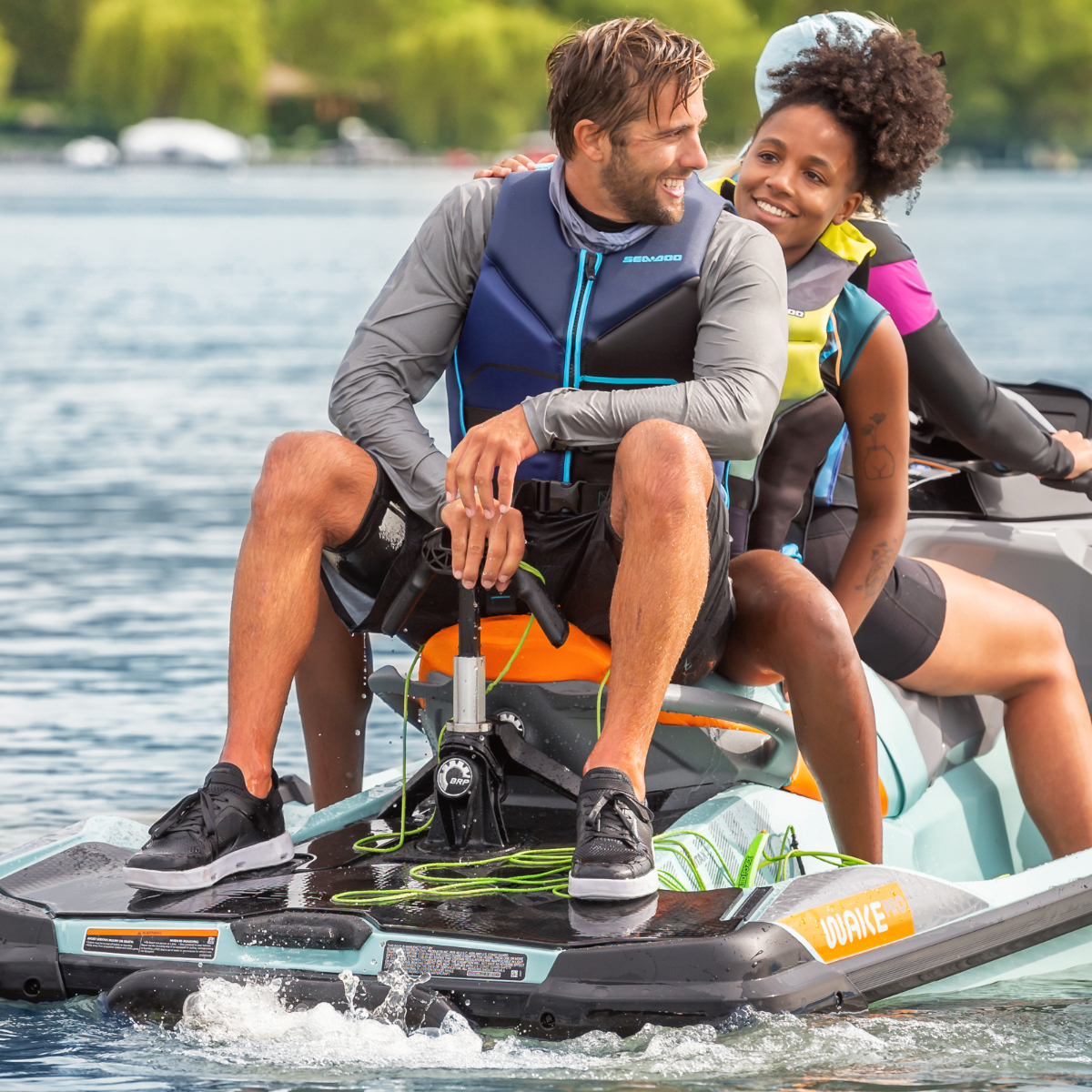 Sea-Doo LinQ Retractable Ski Pylon Watersports System for RXT, GTX, GTI, FishPro, Explorer, 295100909